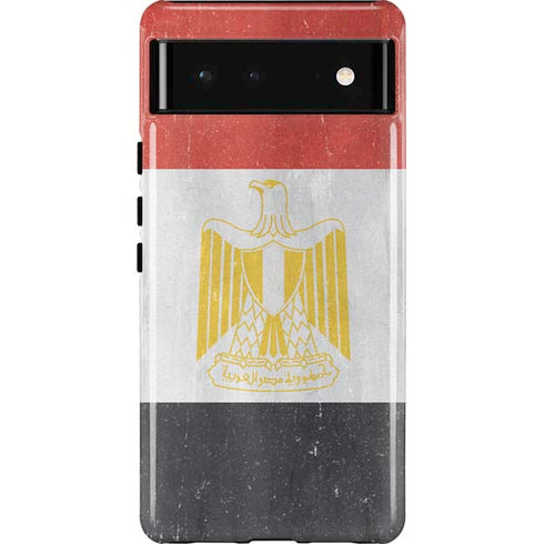 Egypt Flag Distressed Pixel Cases
